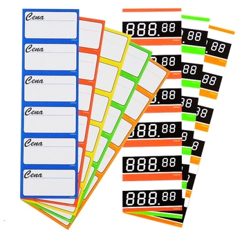 Korfed Cenówki samoprzylepne "6" mix x 20 szt. Korfed Cenówki samoprzylepne "6" mix x 20 szt.
