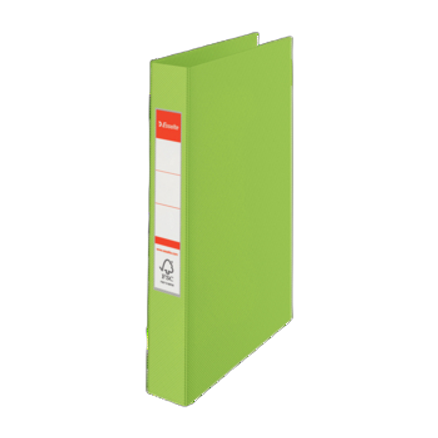 Segregator Esselte A4 z 4 kółkami, grzbiet 42 mm, zielony Segregator Esselte A4 z 4 kółkami, grzbiet 42 mm, zielony