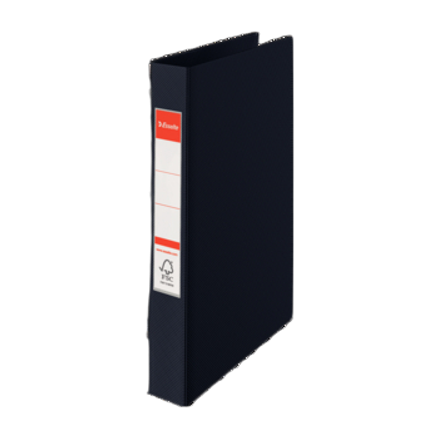 Segregator Esselte A4 z 4 kółkami, grzbiet 42 mm, czarny Segregator Esselte A4 z 4 kółkami, grzbiet 42 mm, czarny