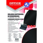 Okładki do bindowania OFFICE PRODUCTS karton A4 250 g 100 szt czarne