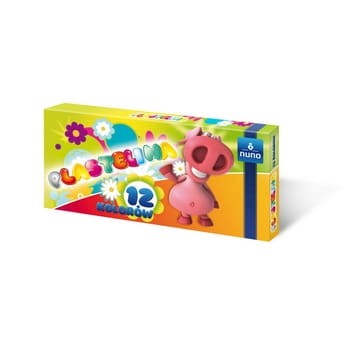 Plastelina nuno 12 kolorów fec3e699a149a94af490b79955b48bb4