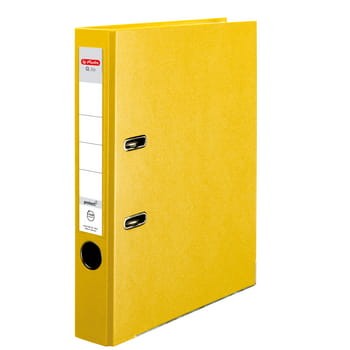 Segregator Herlitz A4 5,5 cm żółty Q.file 8e057d617748cf42bde21174841a03ac