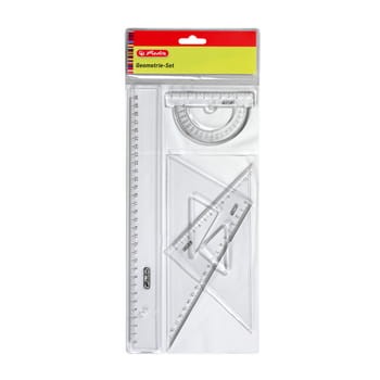 Komplet geometryczny Herlitz 4 częściowy 820f6b698cf7c9de3a2095eb60250850