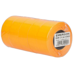 Etykieta do metkownic MHK jednorzędowa pomarańczowa 22x12mm, nawój 800, zgrzewka 5 rolek