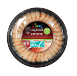 Mrożone krewetki gotowane, obrane, w pierścieniu, z sosem koktajlowym MyFood 313,4 g
