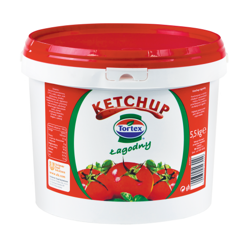 Ketchup łagodny Tortex 5,5kg