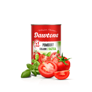 Dawtona Pomidory Krojone z bazylią 400 g