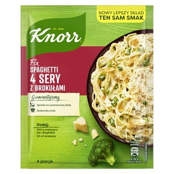 Knorr fix 4 sery z brokułami 39 g de7188b6225472a359cd810bf7a818b8