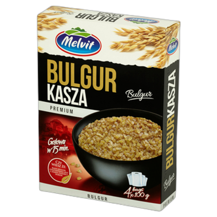 Kasza bulgur Melvit 4x100 g Kasza bulgur Melvit 4x100g