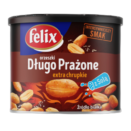Orzeszki ziemne długo prażone Felix 140 g Orzeszki ziemne długo prażone Felix 140g