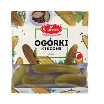 Ogórki kiszone Urbanek 750 g/400 g (paczkowane) kiszone.jpg