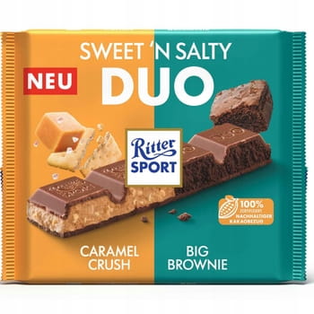 Ritter Sport Czekolada mleczna DUO Sweet&Salty 218 g 44869923_0_350_350.jpg