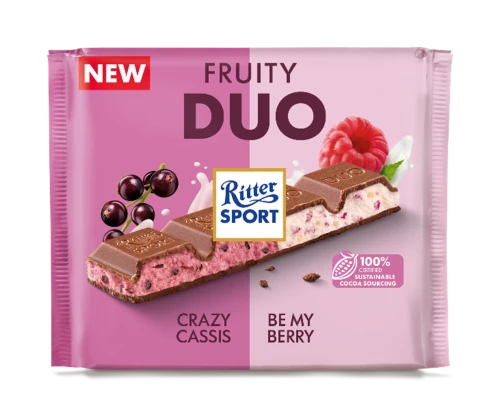 Ritter Sport Czekolada DUO Fruity 218g