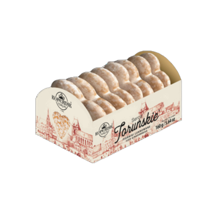 Kopernik Serca toruńskie Pierniki lukrowane 160 g Kopernik Serca toruńskie Pierniki lukrowane 160 g