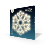 Neon LED Forever Light CHRISTMAS PŁATEK ŚNIEGU biały FLNE20
