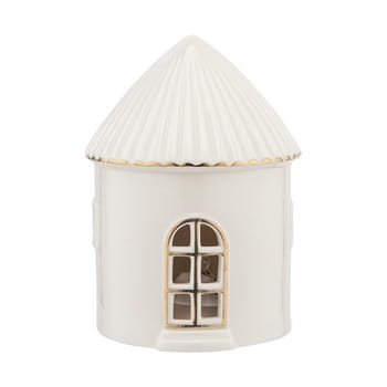 Domek Led 9x9x12,5 cm okrągły porcelanowy ze złotą linią Altom Design 16167215_0_350_350.jpg