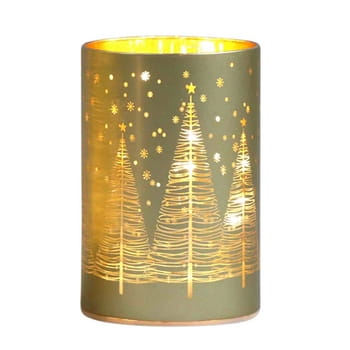 Latarnia Led 8,5x12 cm szklana w kolorze złotym dekoracja gwiazdki Altom Design 31685019_0_350_350.jpg