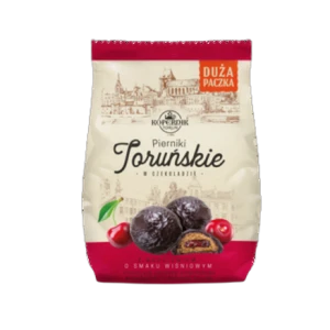 Kopernik Toruńskie pierniki w czekoladzie z nadzieniem o smaku wiśniowym 300 g