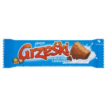 Grześki Wafel z kremem kakaowym w czekoladzie mlecznej 36 g x 36 GRZESKI_Grzeski_W_mlecznej_czekoladzie_Wafel_przekladany_kremem_kakaowym_w_czekoladzie_mlecznej_36_g_37286671_0_350_350.jpg