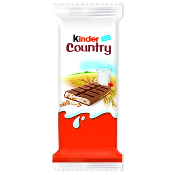 Kinder country czekolada z nadzieniem Ferrero 23,5 g Kinder_Country_KINDER_COUNTRY_czekolada_z_nadzieniem_23_5g_58769134_0_350_350.jpg
