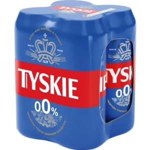 'Piwo TYSKIE 0% puszka 500 ml