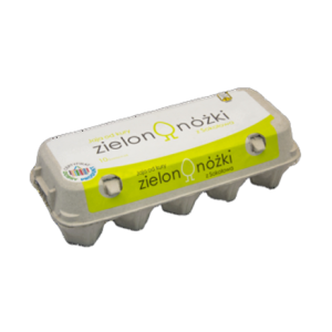 Jaja z chowu na wolnym wybiegu od kury zielononóżki kl.M z Sokołowa