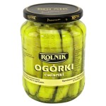 Ogórki ćwiartki 720 ml Rolnik