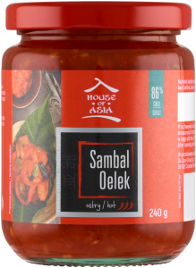House of Asia sos chilli sambal oelek 240 g