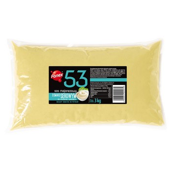 Fanex Sos Majonezowy o smaku serowym 3 kg Fanex Sos Majonezowy o smaku serowym 3 kg