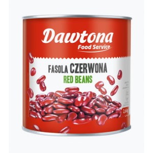 Fasola czerwona konserwowa 2,6 kg Dawtona