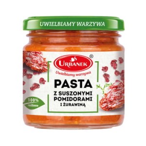Pasta z suszonymi pomidorami i żurawiną 180 g Urbanek