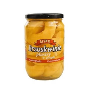 Mk brzoskwinie plastry w syropie 680 g