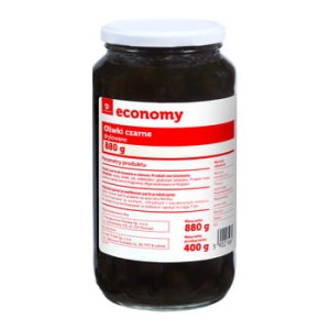 TGE Oliwki czarne drylowane 880 g