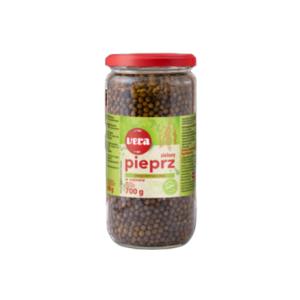 Pieprz zielony w zalewie 700 / 450 g Vera