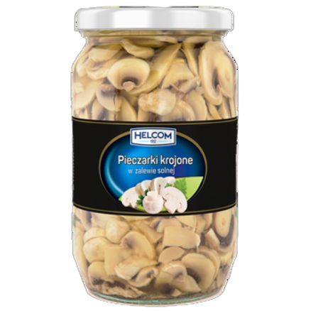 Pieczarki krojone w zalewie solnej 815 ml Helcom Pieczarki krojone w zalewie solnej 815 ml Helcom
