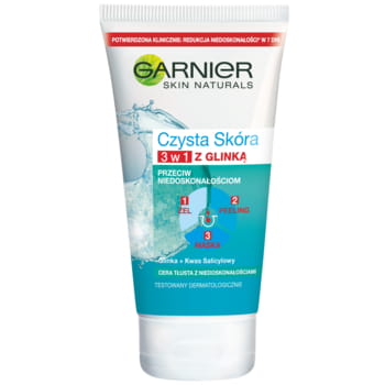 Garnier Czysta Skóra 3 w 1 Żel myjący peeling maseczka 150 ml 73811226_0_350_350.jpg