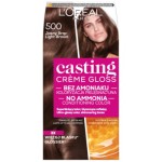 L'Oréal Paris Casting Crème Gloss Farba do włosów 500 Jasny brąz 180 ml