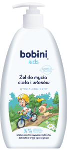BOBINI Kids Żel do mycia ciała i włosów 500 ml
