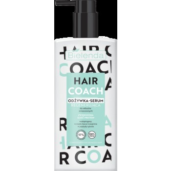 Hair Coach Regenerująca odżywka- serum do włosów zniszczonych 280 ml Hair Coach Regenerująca odżywka- serum do włosów zniszczonych 280ml