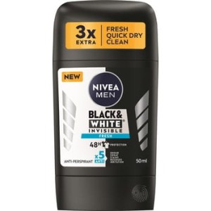 NIVEA Men Black&White Fresh Antyperspirant Stick 50 ml