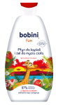 BOBINI Fun Płyn do kąpieli i żel do mycia Wysoka piana o zapachu truskawek 500 ml