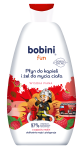 BOBINI Fun Płyn do kąpieli i żel do mycia Wysoka piana o zapachu malin 500 ml