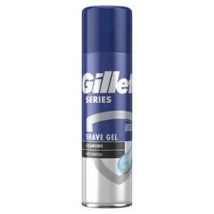 Gillette Series Oczyszczający żel do golenia z węglem aktywnym, 200 ml