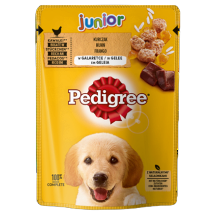 Pedigree Junior kurczak, ryż w galaretce 100 g Pedigree Junior kurczak, ryż w galaretce 100g