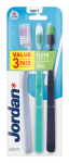 JORDAN szczoteczka do zębów Clean Smile soft 3-pack