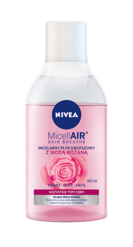 NIVEA Płyn micelarny z oraniczną wodą różaną - Rose Touch 400 ml