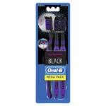 Oral-B Allrounder Black Manualna szczoteczka do zębów, 3 sztuki