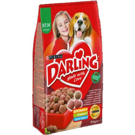 Karma dla psów darling sp - z mięsem i warzywami 10 kg KARMA DLA PSÓW DARLING SP - Z MIĘSEM I WARZYWAMI 10KG