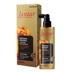 Jantar Odżywka-wcierka z esencją bursztynową do skóry głowy i zniszczonych włosów, 100 ml
