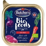 Butcher's Bio Foods, karma dla psa, z wołowiną, pasztet 150 g